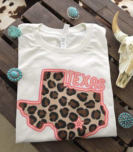 Cheetah Hot Pink Texas Women's T-Shirt