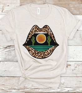 Leopard Lips Desert Sun Women's T-Shirt