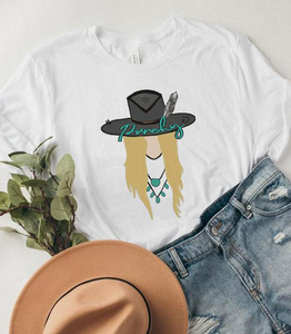 Punchy Cowgirl Women's T-Shirt