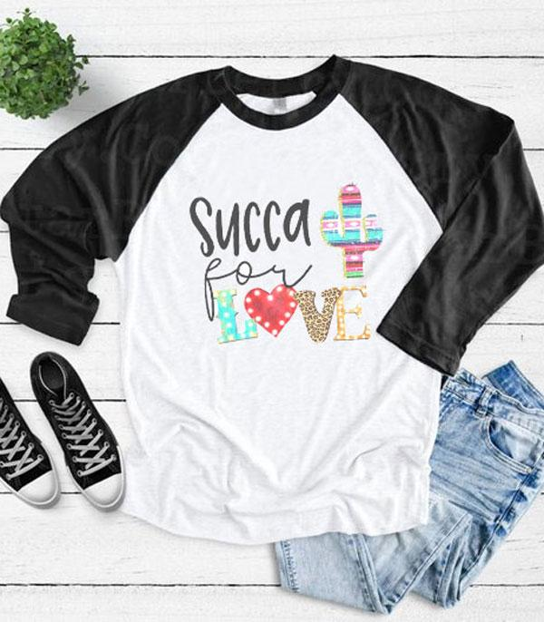 Succa For Love Baseball T-Shirt